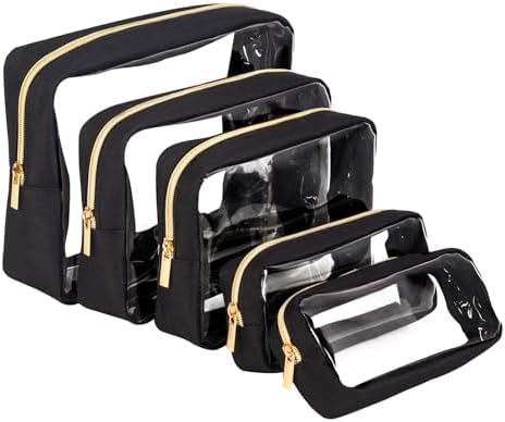 Remobia Hicol TSA Approved 5-Piece Diaper Bag Organizer Pouch Set Clear by Remobia+Hicol