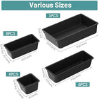 25 PCS Plastic Drawer Organizer Set, Makeup Organizers and Storage Bins - Image 2