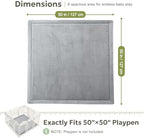 Baby Play Mat for Floor, Velvet Play Mat - Image 6