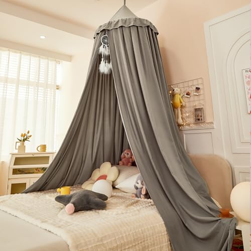 Princess Decor Canopy for Kids Bed, Soft and Durable Bed Canopy for Girls Room - Image 4