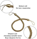 BEL AVENIR Curtain Tiebacks Ropes Tie-Backs, Handmade Holdbacks - Image 2