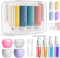 Muslish 21 Pack Travel Bottles for Toiletries, Leak-Proof TSA Compliant by MUSLISH