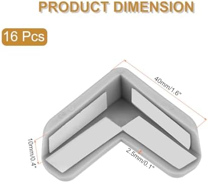 uxcell Corner Protectors, Furniture Corner Guard and Edges Safety Bumpers - Image 2