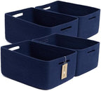 MiniArk Large Storage Baskets for Organizing, Baby Nursery, Toy Bins Box by MiniArkStorageBasketsHome