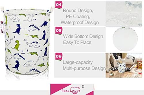 Dinosaur Laundry Basket Baby Laundry Hamper Cute Kids Hamper Toy Storage Bin - Image 4