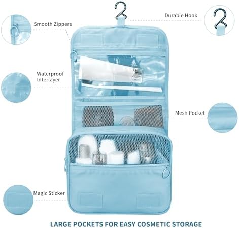 Lcsmaokin Large Capacity Toiletry Bag Travel Bag - Image 3