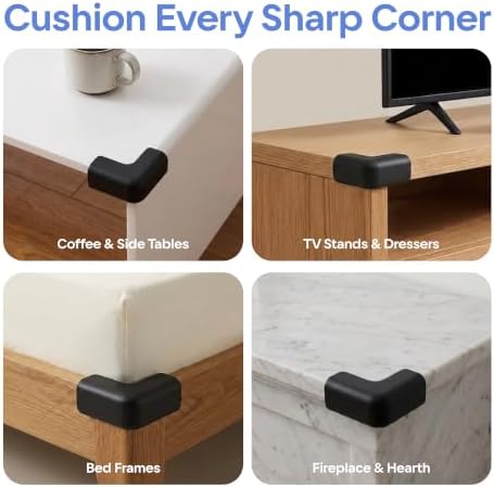 Komfortology 12-Pack Baby Proofing Corner Protectors - Image 5