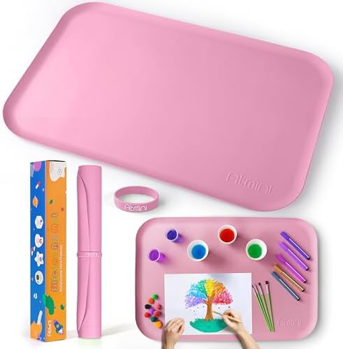 AtMini Silicone Craft Mats for Kids 24"x16"– by LearningThroughPlay