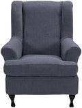 CRFATOP Wingback Chair Covers Stretch Armchair Slipcovers by CRFATOP