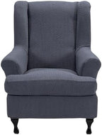 CRFATOP Wingback Chair Covers Stretch Armchair Slipcovers by CRFATOP