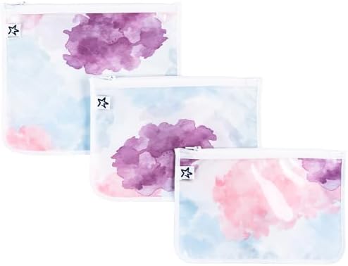 Tiny Twinkle Diaper Bag Organizing Pouches|3 Pack Mess-Proof Clear Front Travel by TinyTwinkle