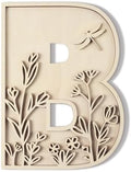 Layered 12 Inch Large Wooden Letters B by LonganCraft
