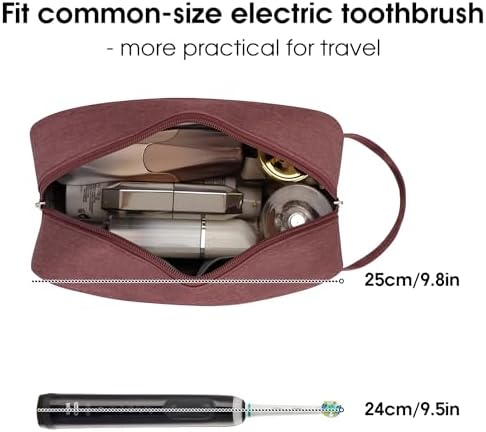 Narwey Travel Toiletry Bag for Women, Dopp Kit Men, Medicine Bag - Image 2