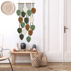 Vertical Macrame Wall Hanging Boho Home Decor Long Narrow Chic Wall Art - Image 4