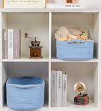 CubesLand Cute and Durable Small Cotton Rope Basket - Image 5