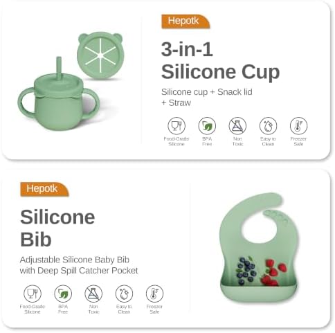 13Pcs Silicone Baby Feeding Set - Image 5