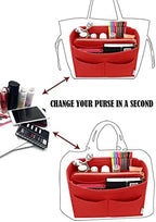 LEXSION Felt Purse Organizer Insert, Tote Bag Shaper Dividers - Image 5