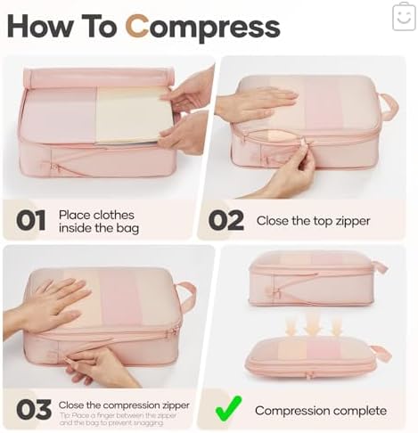 Veken 9/11 Set Compression Packing Cubes - Image 3