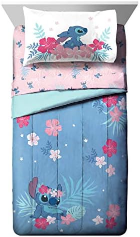 Jay Franco Disney Lilo & Stitch Queen Comforter Set, 7 Piece Bed in a Bag - Image 2
