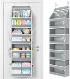 Yecaye 5 Tier Over the Door Organizer, Swing-proof Door Organizer Hanging by Yecaye