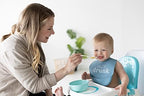 Pearhead Woodland Muslin Baby Bib Set, Soft Cotton Drool Bibs - Image 3