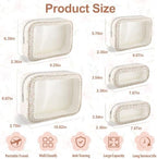 YOPCDJ 5PCS Diaper Bag Organizer Pouch Set, TSA Approved Toiletry Bag, Purse - Image 3
