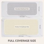 OTHWAY Bath Tub Shower Mat Non Slip, Bathtub Floor Liner Mats - Image 4