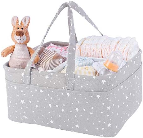 Baby Diaper Caddy Organizer Storage Basket by QiANBiRD
