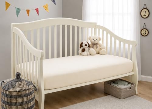 American Baby Company Cotton Fitted Crib Sheet 52x28" - Image 4