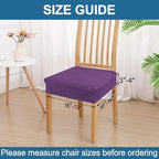 Smiry Waterproof Seat Covers for Dining Room Chairs - Image 3