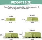 Slow Feeder Dog Bowls Insert, Animire Soft Silicone Slow Eating Dog Food Bowl - Image 6