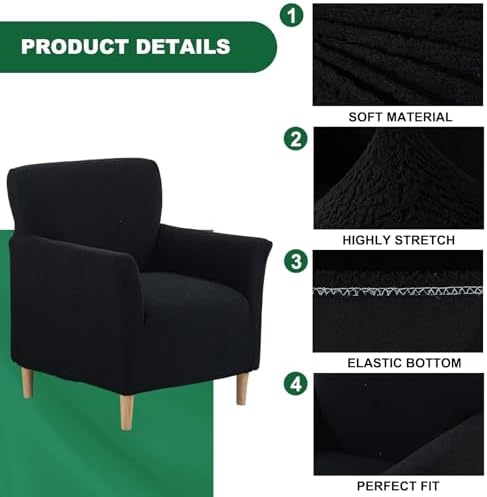 Stretch Chair Covers Armchair Slipcovers - Image 6