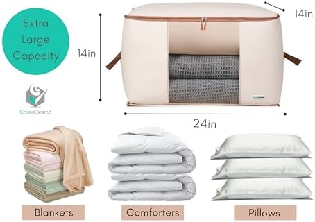 Chaos Cleared Canvas Storage Bags Designer Organizer - Image 2
