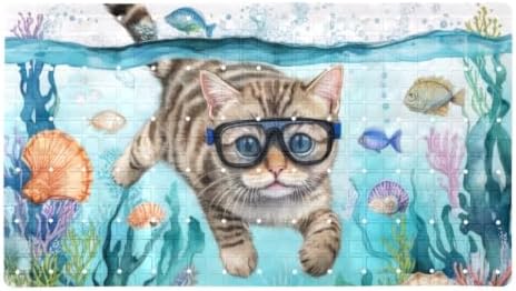 Shower Mat Bathtub Mat, 26.8x15.1 inch, Non-Slip Bath Mat by Anna+Cowper