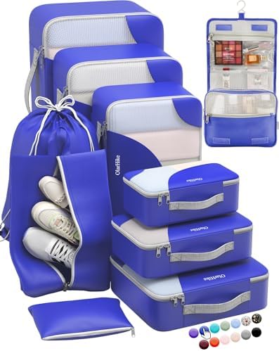 ALL INCLUDED 10 Set Durable Packing Cubes by OlarHike
