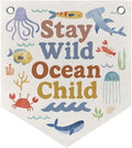Ocean Coastal Animals Nursery Room Playroom Decor Banner Pennant Kid Banner Flag by Unknown