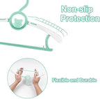 Baby Clothes Hangers 50 Pack, Plastic Kids Hangers Space Saving - Image 5