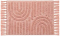 Lemontree Pink Bath Mat, Non-Slip Cotton Bathroom Rug, 2x3 ft by Unknown