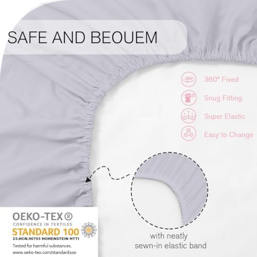 Little Grape Land Bassinet Sheets 4 Pack - Image 5