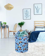 Kids Boys Hamper, Kids Laundry Basket Collapsible Monster Truck Storage Baskets - Image 5