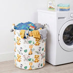 Kids Laundry Basket Waterproof Woodland Animals Baby Laundry Hamper Dirty - Image 6