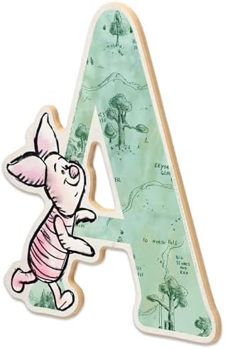 Disney Winnie the Pooh Letter A Wood Wall Decor - Image 2