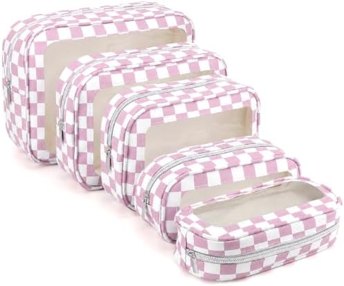5PCS Diaper Bag Organizer Pouch Set, TSA Approved Toiletry Bag, Waterproof TPU by YOPCDJ