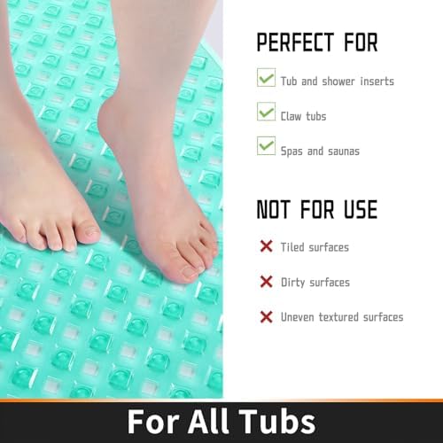 Yimobra Bathtub Mat Non Slip, Shower Mat - Image 4