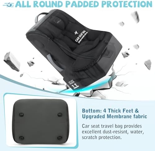 RAINSMORE Padded Car Seat Travel Bag - Image 2