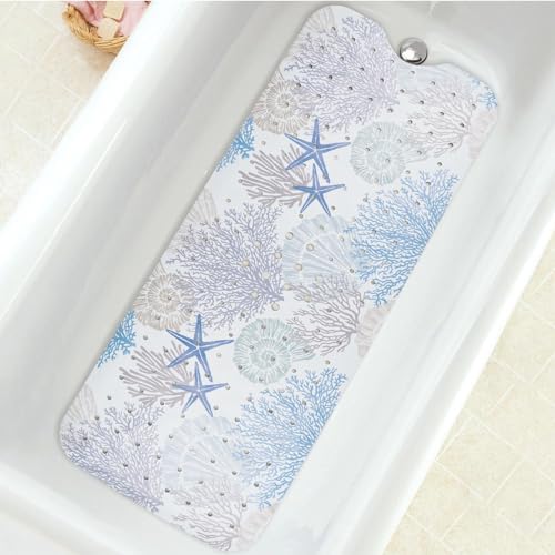 Bathtub Mat Non Slip, Extra Long Bath tub Mat Shower Floor Mat by BathtubMat