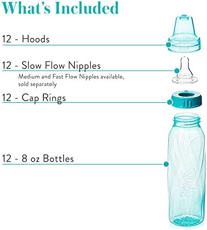 Evenflo Feeding Classic Tinted Plastic Standard Neck Bottles - Image 3