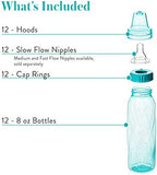 Evenflo Feeding Baby Bottles, Standard Neck, 8 Ounce | Tinted Plastic | - Image 3