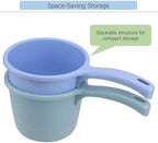 EIKS 3 Pack Plastic Water Ladle Home Kitchen Scoop - Image 7