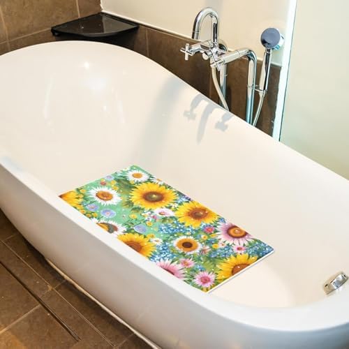 Shower Mat Bathtub Mat, 26.8x15.1 inch, Non-Slip Bath Mat - Image 5